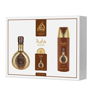 Lattafa Unisex Pride Vintage Radio 3pcs EDP Gift Set Fragrances