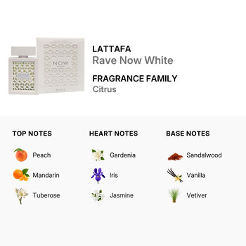 Unisex Rave Now White EDP Spray 3.4 oz Fragrances 6290360590349