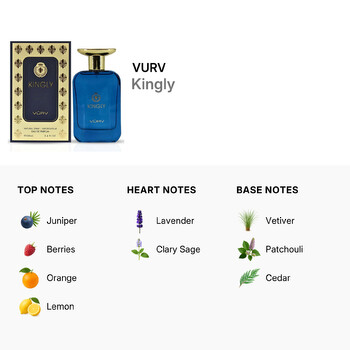 Lattafa Unisex Vurv Kingly EDP Spray 3.4 oz Fragrances 6290362342168