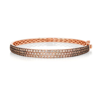Swarovski Twist Bracelet White Rose Gold Tone Plated 5620552