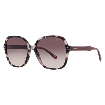 Purple Square Ladies Sunglasses LV 5015/S 0HT8/HA 57