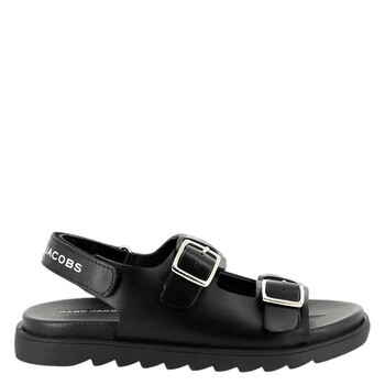 Boys Buckled Leather Sandals