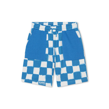 Boys Spray-Paint Cotton Bermuda Shorts W60192-873