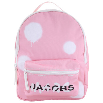 Girls Graffiti Printed Canvas Backpack