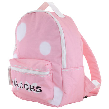 Girls Graffiti Printed Canvas Backpack