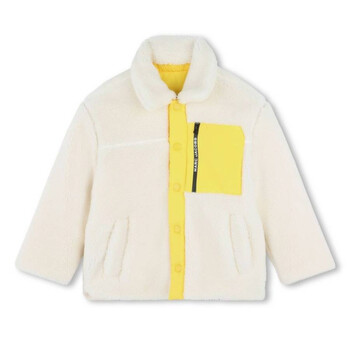 Kids Smiley Faux Fur Reversible Jacket W60269-22A