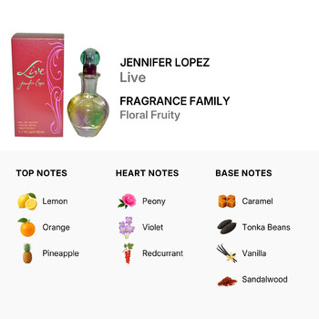 Live For Women By Jennifer Lopez Eau De Parfum Spray 1.7 oz