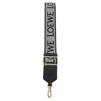 Anagram Strap In Jacquard And Calfskin