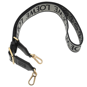 Anagram Strap In Jacquard And Calfskin