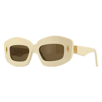 Loewe LW40114F Woman\'s Sunglas Loewe LW40114F Anagram Sunglasses in Black – Designer Daydream main image 3