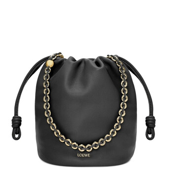 Flamenco Purse Bucket Bag - Black