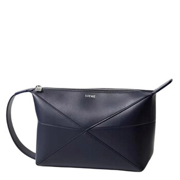 Loewe Puzzle Fold Wash Bag - Abyss Blue C510WBPX01.4467 