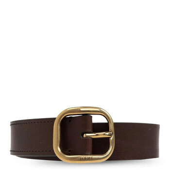 Loewe Round Soft Logo Engraved Belt, Size 85 cm E619Z20X65