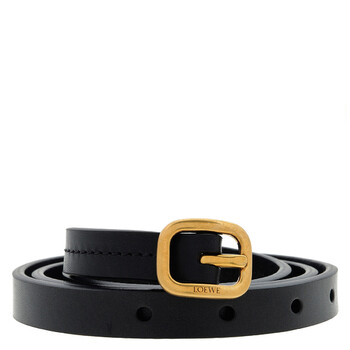 Loewe Anagram Buckle Leather Belt, Size 70 E619Z16X17.1206