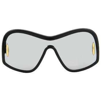 Silver Mirror Mask Unisex Sunglasses LW40131 01C 144