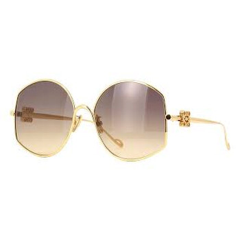 Loewe LW40069U 30F 60 ANAGRAM Gold Sunglasses LW40069U Loewe | Accessories | Loewe Lw4069u 30f 60 Anagram Gold  main image 4