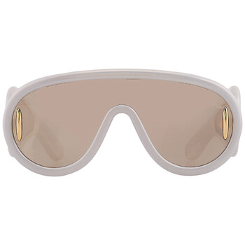 Smoke Mirror Mask Unisex Sunglasses LW40108I 24C 135