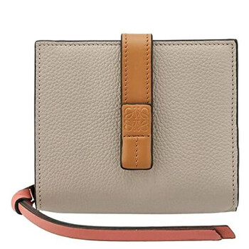 Loewe Calfskin Coin Cardholder - Light Caramel / Pecan