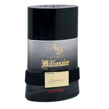 Men's AB Spirit Millionaire Fiber Noir EDP Spray 3.4 oz Fragrances 3610400037543