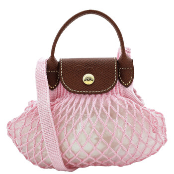 XS LE PLIAGE FILET MESH クロスボディ Le Pliage Filet XS Mesh bag Ecru - Canvas | Longchamp US