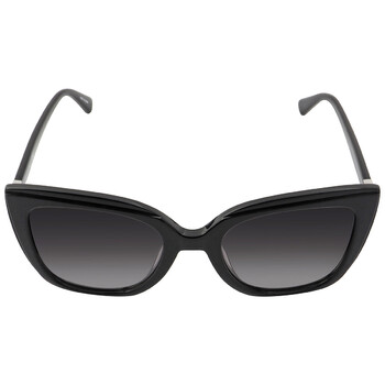 SALVATORE FERRAGAMO キャットアイフレムサンクラス SF909S 001 Amazon.com: SALVATORE FERRAGAMO Smoke Gradient Square Ladies