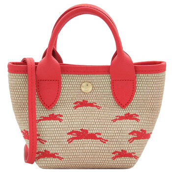 【送料&関税込】Longchamp Le Panier Pliage Handbag NWOT Longchamp Le Panier Pliage Small Top Handle Canvas