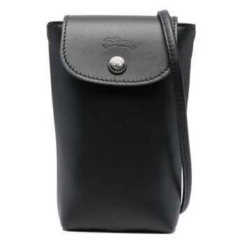 Le Pliage Xtra Phone Case With Leather Lace Black