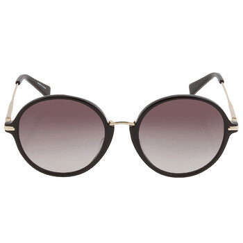 Burberry Pippa Gradient Grey Round Ladies Sunglasses BE3132