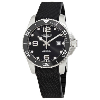 Conquest Black Dial Men's Watch L37824569