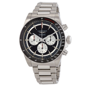 Conquest Chronograph Automatic Black Dial Men's Watch L3.835.4.52.6