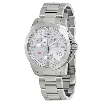 Conquest Chronograph Silver Dial Men's Watch L38004766