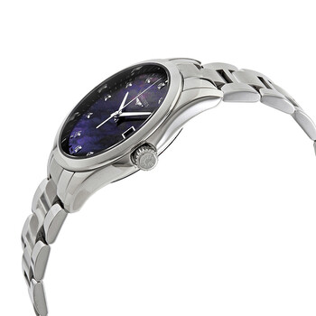 Conquest Classic Black Mother of Pearl Diamond Dial Ladies Watch L23864886