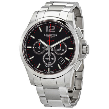 Conquest V.H.P. Perpetual Chronograph Quartz Black Dial Men's Watch L37274566