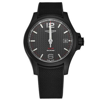 Longines Conquest V.H.P. Black Carbon Dial Men's Watch L3.716.2
