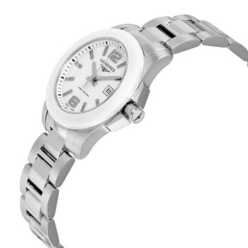 Conquest White Dial Stainless Steel Ladies Watch L3.257.4.16.6 Conquest White Dial Stainless Steel Ladies Watch L3.257.4.16.6