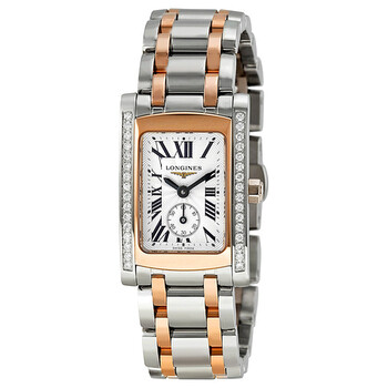 DolceVita Diamond Stainless Steel and Rose Gold Ladies Watch L51555797