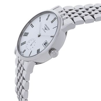 Elegant Automatic White Dial Ladies Watch L4.312.4.11.6