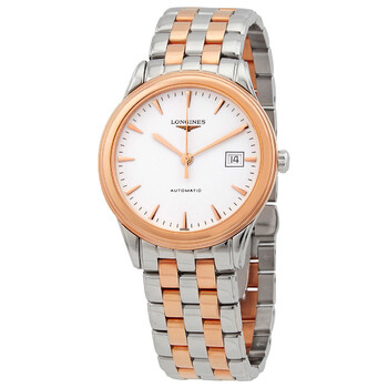 Flagship Automatic White Dial Two-tone Men's Watch L4.874.3.92.7