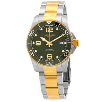 Hydro Conquest Automatic Green Dial Men's Watch L3.781.3.06.7