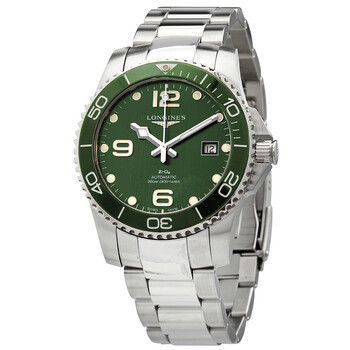 HydroConquest Automatic Green Dial Men's Watch L3.785.4.06.6
