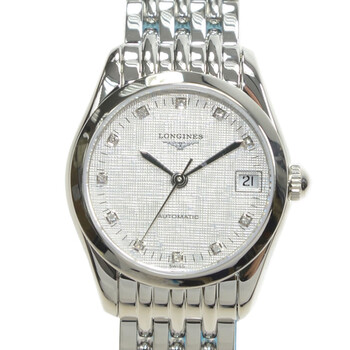 La Grande Automatic Diamond Silver Dial Ladies Watch L4.398.4.77.6
