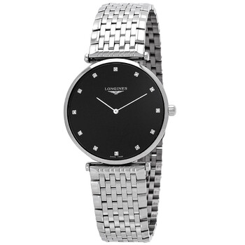 Longines La Grande Classique Black Diamond Dial Men's Watch
