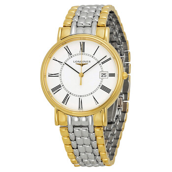 La Grande Classique Presence White Dial Steel Men's Watch L4.790.2.11.7