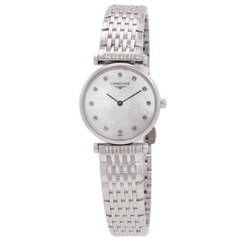 La Grande Classique Quartz Diamond White Mother of Pearl Dial Ladies Watch L4.209.4.87.C