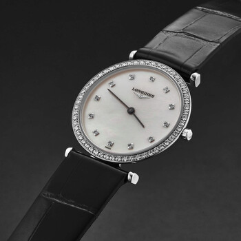 La Grande Classique Quartz Diamond White Mother of Pearl Dial Ladies Watch L4.513.0.87.2