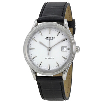 Les Grandes Classiques Flagship White Dial Black Leather Watch L47744122