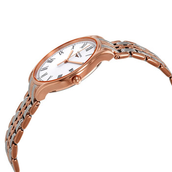 Lyre White Matt Dial Ladies Two Tone Watch L43591117