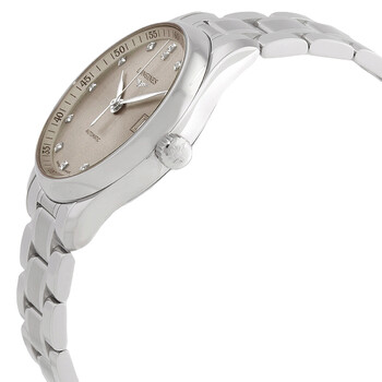 Master Automatic Diamond Brown Dial Ladies Watch L2.357.4.07.6
