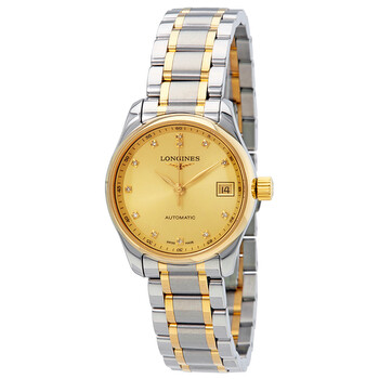 Longines Master Collection Automatic Gold Dial Ladies Watch