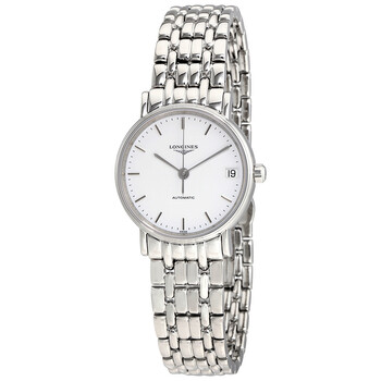 Presence Automatic White Dial Ladies Watch L43224126